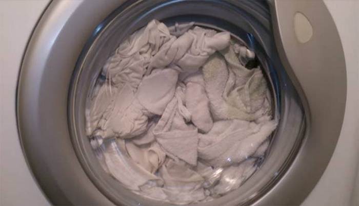 Неправильная загрузка стиральной машины бельем